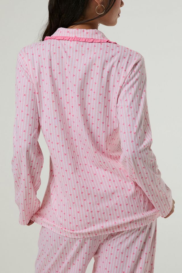 Skinnydip London Heart Ditsy Frilly Pajama Set with Scrunchie #2