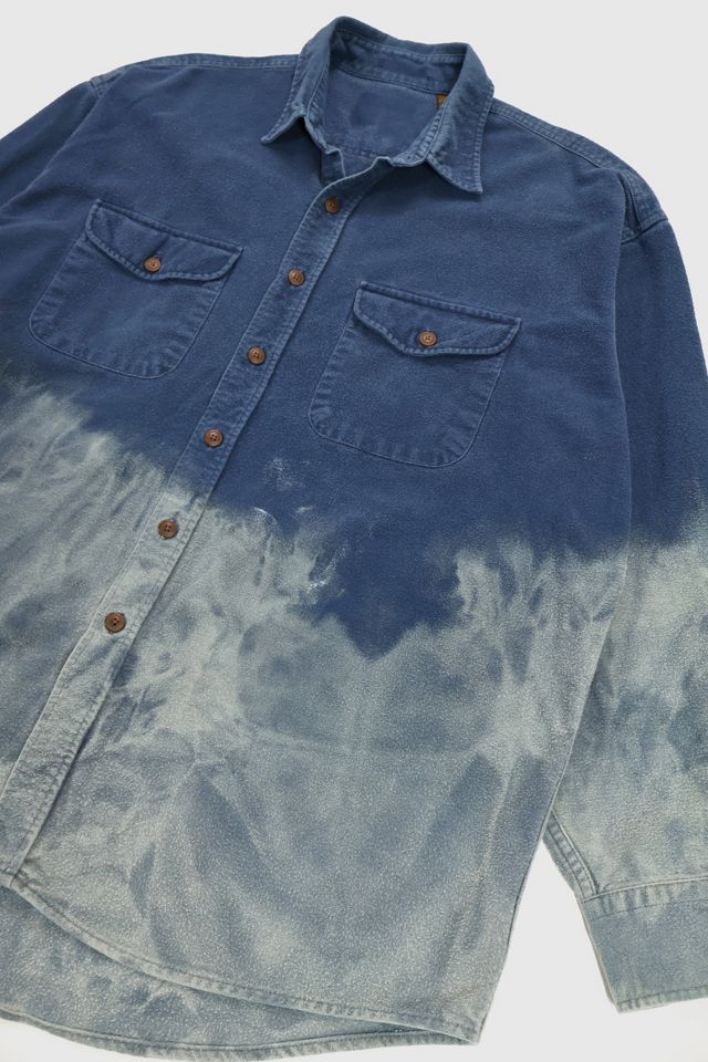 Vintage Heavyweight Bleached Flannel Shirt #2