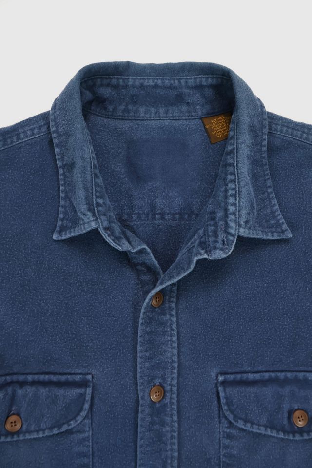 Vintage Heavyweight Bleached Flannel Shirt #4