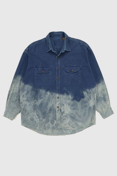 Vintage Heavyweight Bleached Flannel Shirt