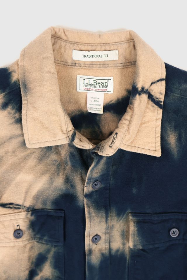Vintage L.L. Bean Heavyweight Bleached Flannel Shirt #2