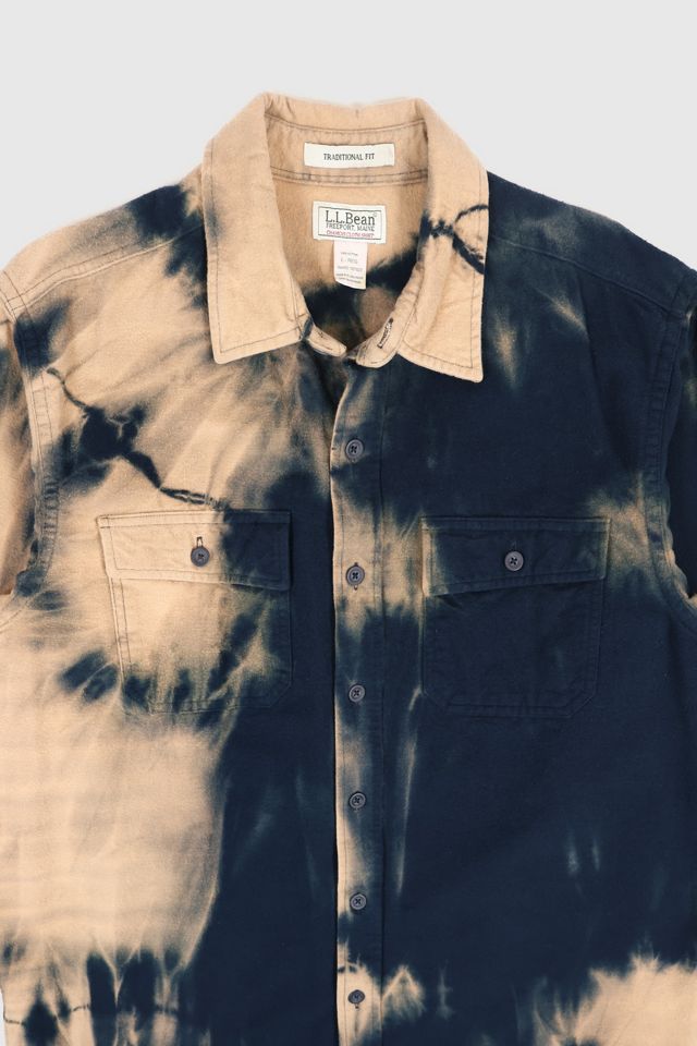 Vintage L.L. Bean Heavyweight Bleached Flannel Shirt #4