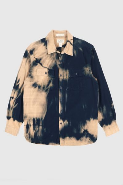 Vintage L.L. Bean Heavyweight Bleached Flannel Shirt