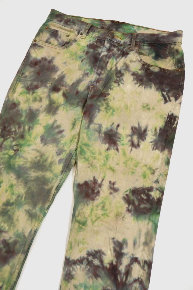 Vintage Green Dye Tech Straight Fit Jeans #2