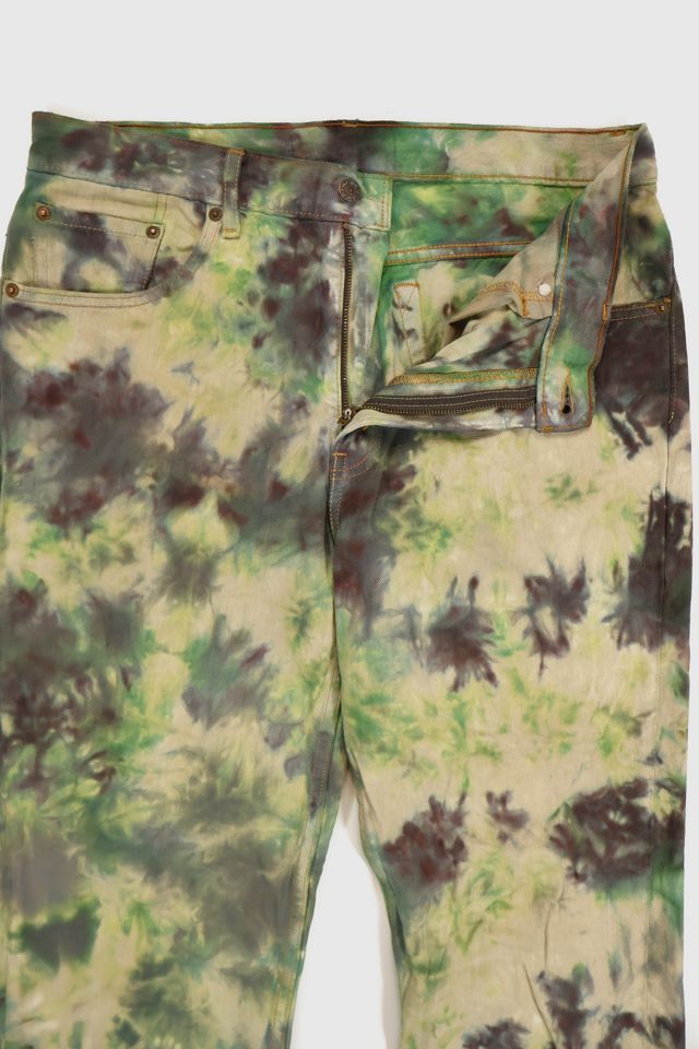Vintage Green Dye Tech Straight Fit Jeans #3