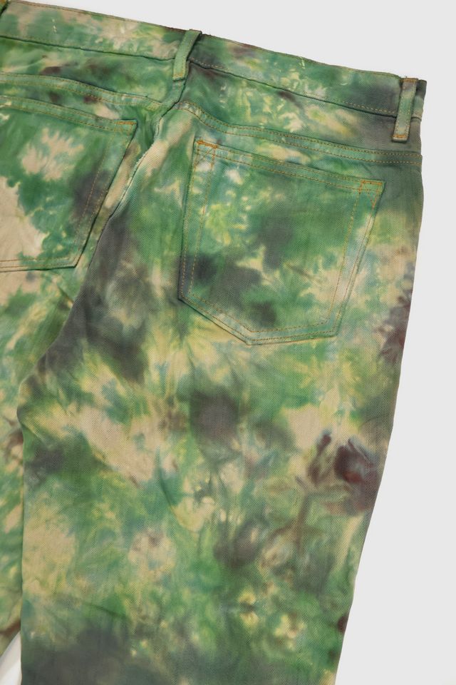 Vintage Green Dye Tech Straight Fit Jeans #4