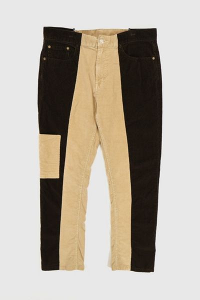 Reworked Corduroy Spliced Pants