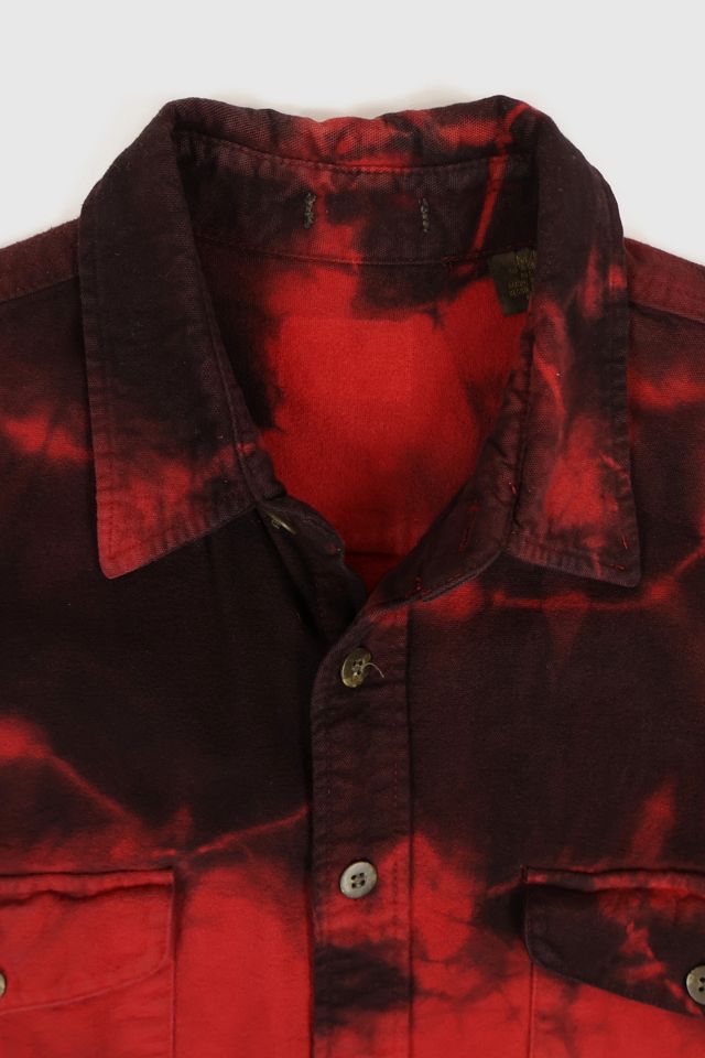 Vintage Dye Tech Flannel Shirt #3