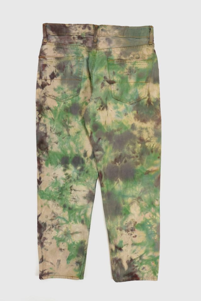 Vintage Relaxed Fit Green Dye Tech Jeans #1