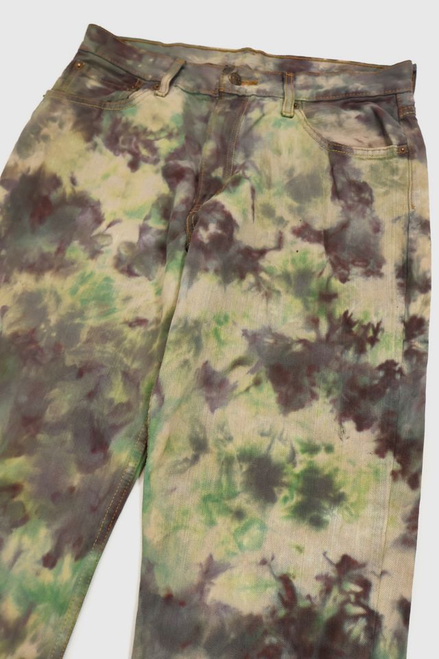 Vintage Relaxed Fit Green Dye Tech Jeans #2