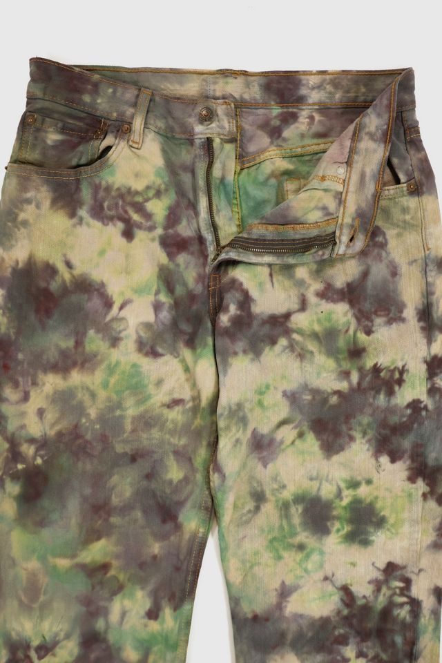 Vintage Relaxed Fit Green Dye Tech Jeans #3