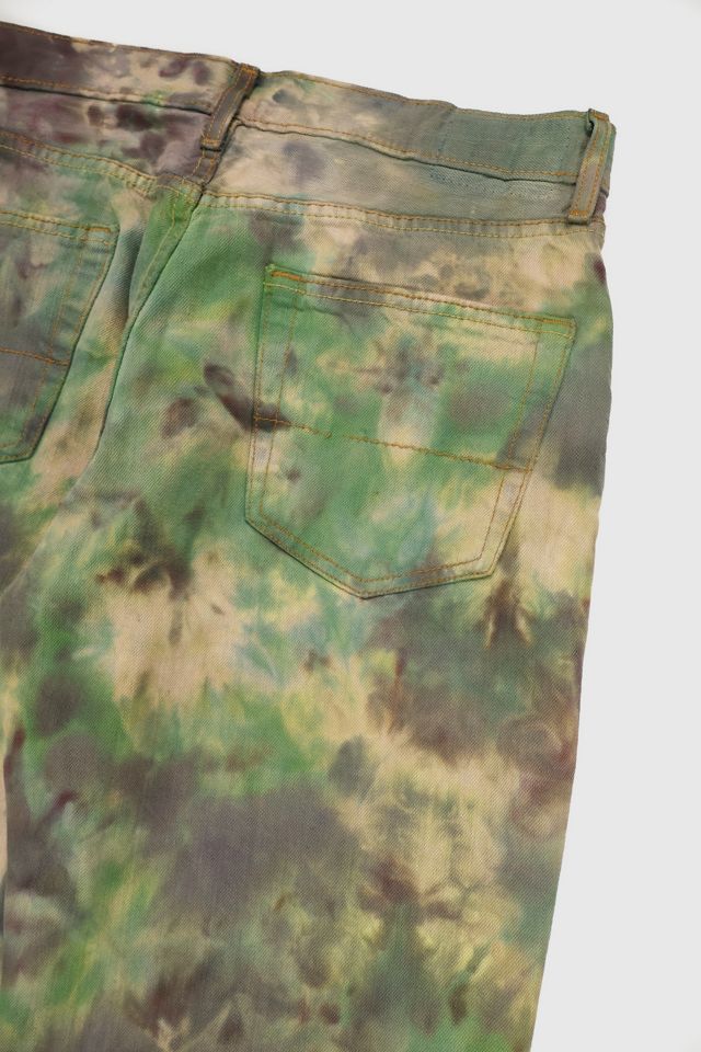 Vintage Relaxed Fit Green Dye Tech Jeans #4