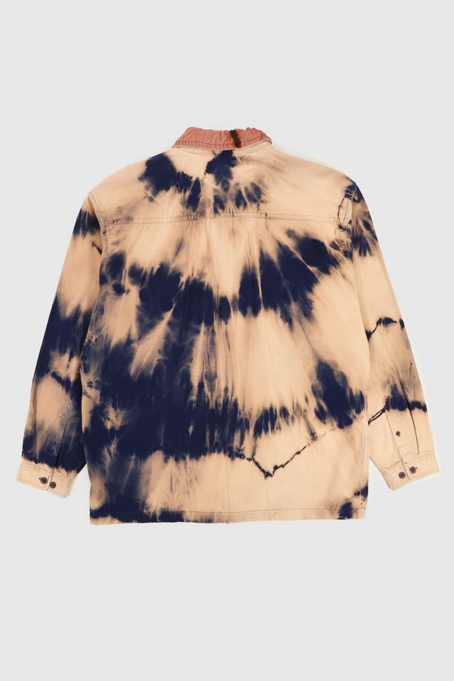 Vintage Full Zip Bleach Tech Flannel Shirt #1