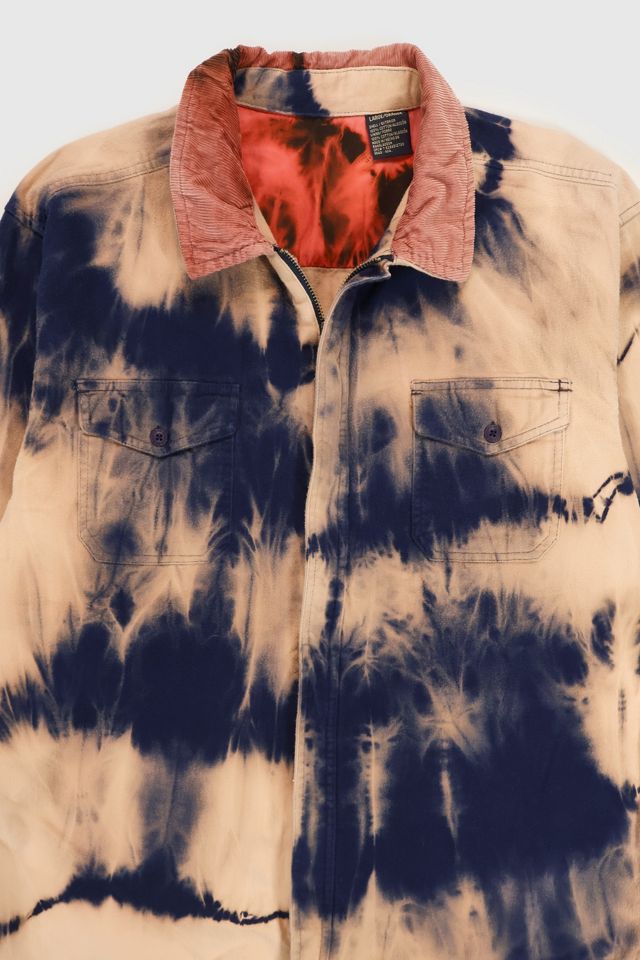 Vintage Full Zip Bleach Tech Flannel Shirt #2