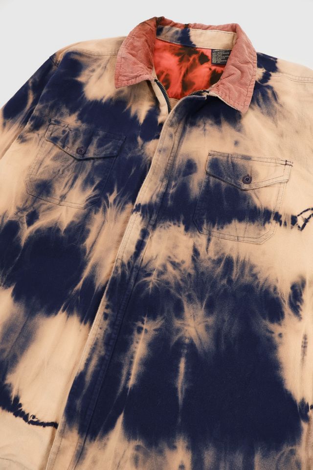 Vintage Full Zip Bleach Tech Flannel Shirt #4