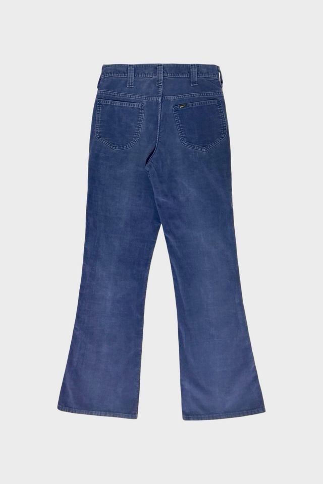 Vintage 1970's Lee Riders Blue Corduroy Pants #1