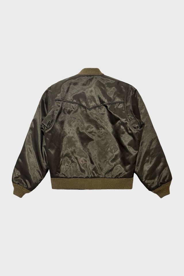 Vintage 1970's Golden Fleece Satin Bomber Jacket #1