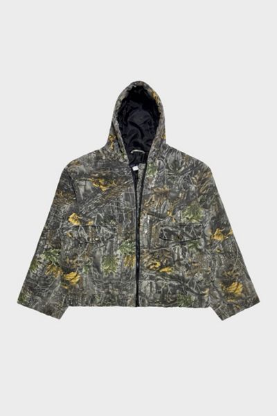 Vintage 1990's Sportsman's Guide Camo Hooded Jacket