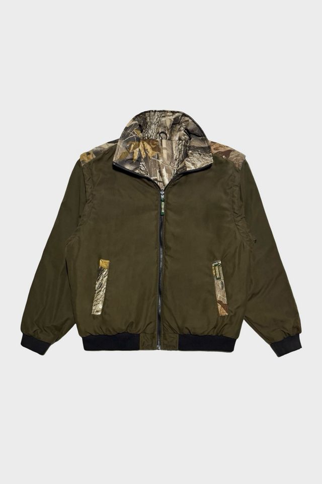 Vintage 1990's Reversible Realtree Camo Zip Off Sleeve Jacket #1