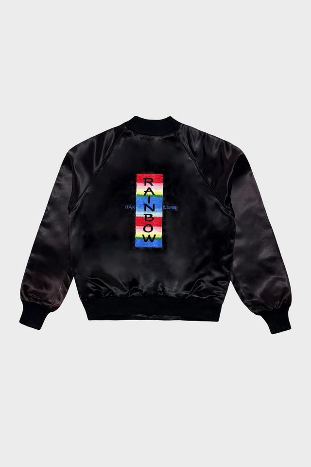 Vintage 1980's Rainbow Bomber Jacket #1