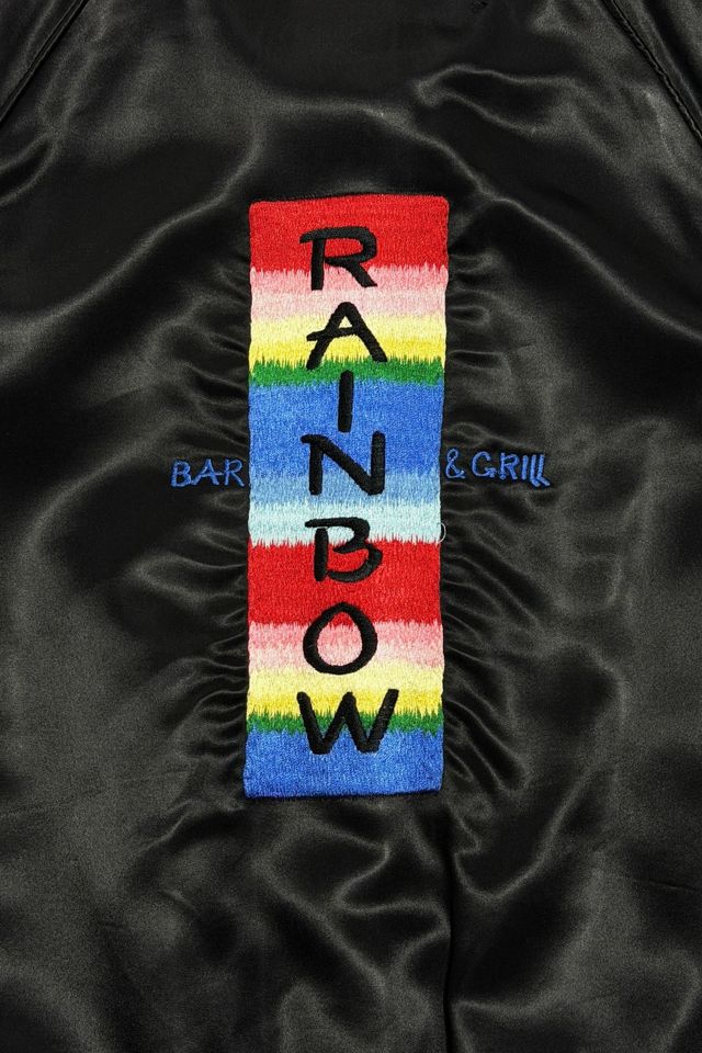 Vintage 1980's Rainbow Bomber Jacket #2
