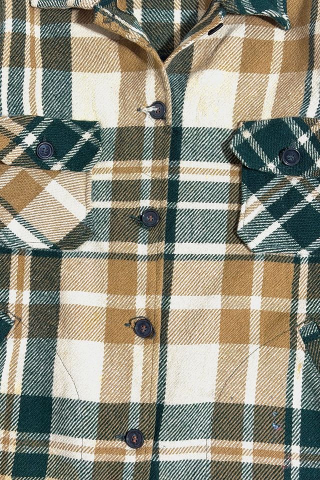 Vintage 1970's L.L. Bean Plaid Wool Shirt Jacket #1