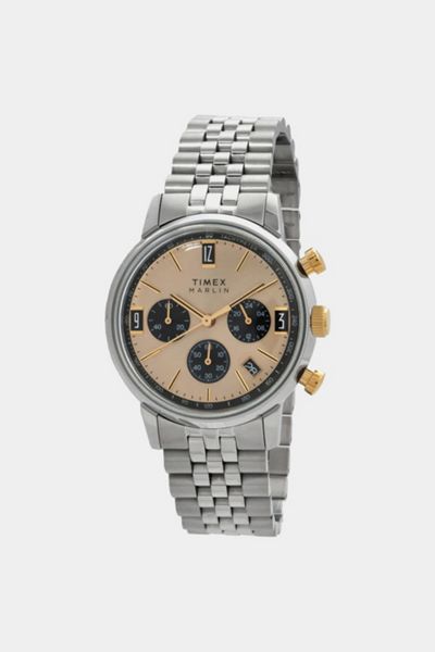 Timex Marlin Chronograph Quartz Champagne Dial Watch