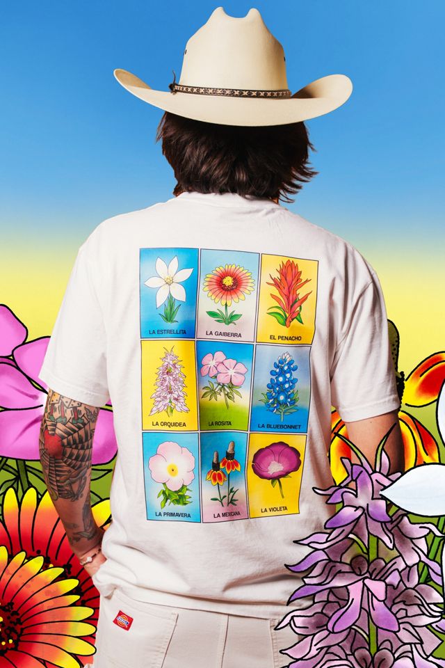 Feels So Good Texas Flowers Graphic Tee #1