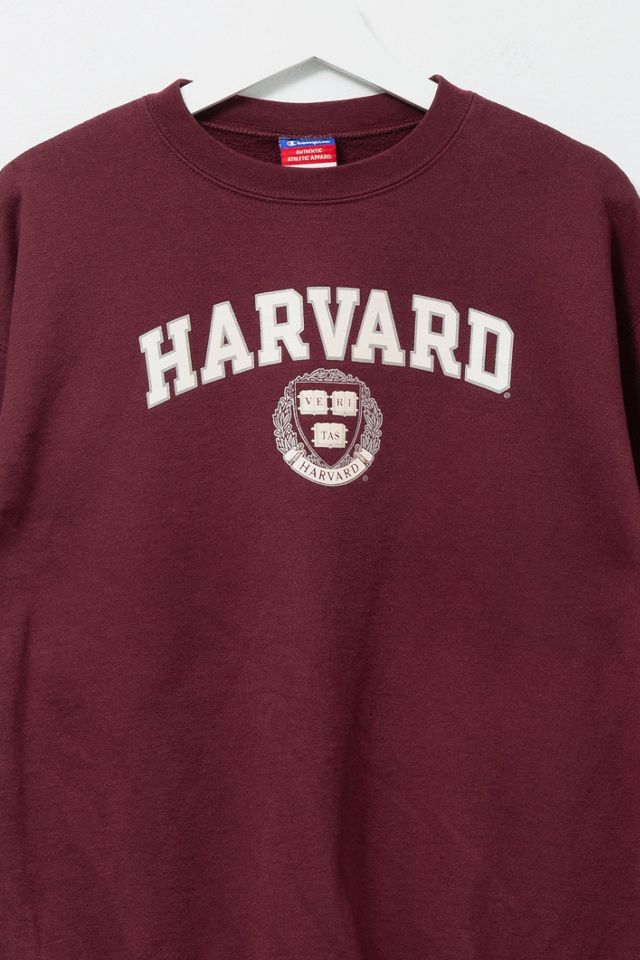 Vintage Y2K Champion Red Harvard Graphic Sweatshirt #2