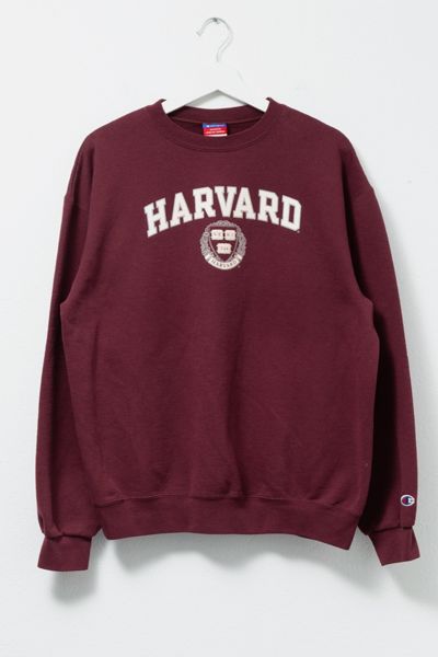 Vintage Y2K Champion Red Harvard Graphic Sweatshirt