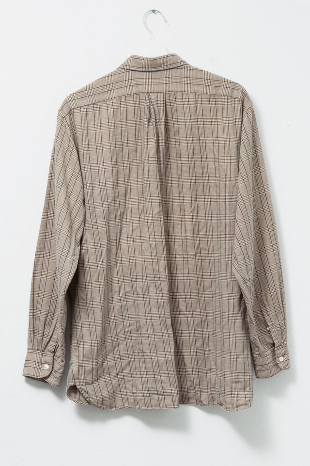 Vintage 1990s J. Crew Cotton Plaid Button Up Shirt #1