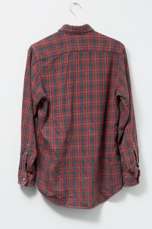 Vintage 1990s Orvis Plaid Cotton Button Up Shirt #1