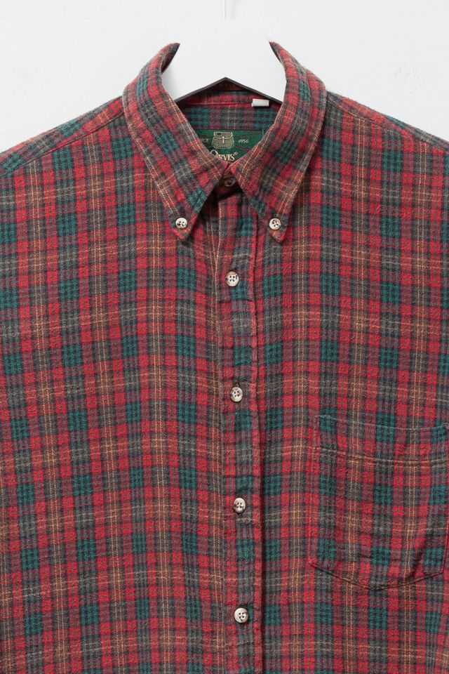 Vintage 1990s Orvis Plaid Cotton Button Up Shirt #2