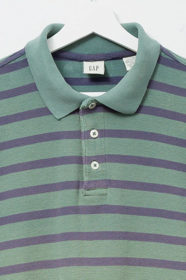 Vintage 1990s GAP Sun Faded Stripped Cotton Shirt #2