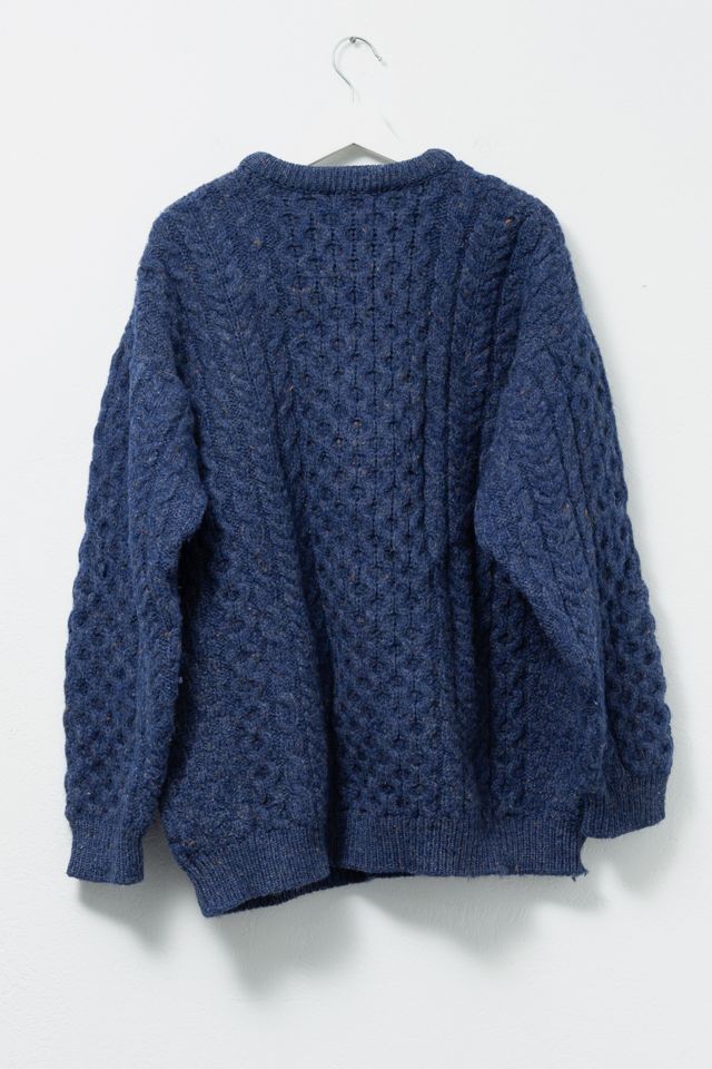Vintage 1980s L.L. Bean Irish Wool Cable Knit Sweater #1