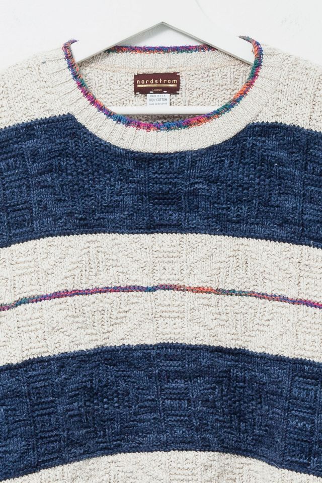 Vintage 1990s Cotton Stripped Sweater #2