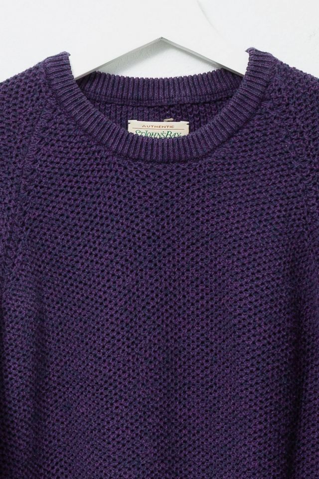 Vintage 1990s Purple Cotton Sweater #2