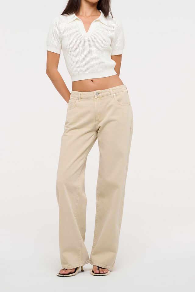 Abrand Breeze Polo Knit Top #1