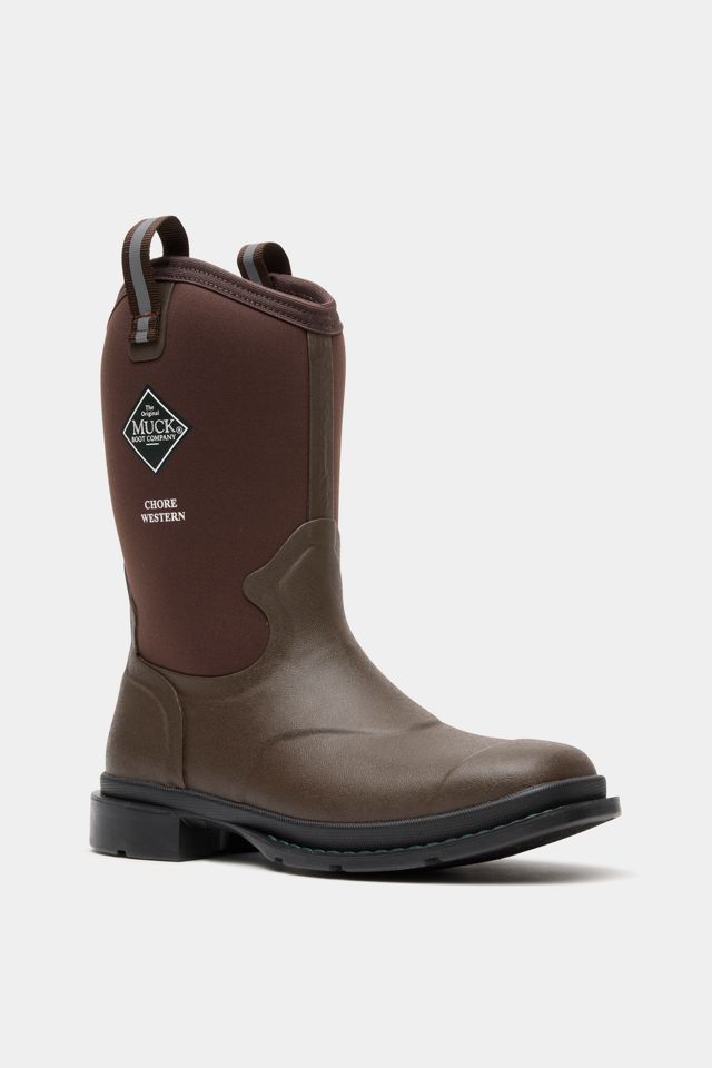 MUCK Chore Western Mid Waterproof Boot #4