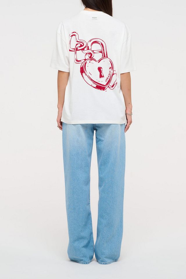 Abrand Love Lock Boyfriend Tee #3