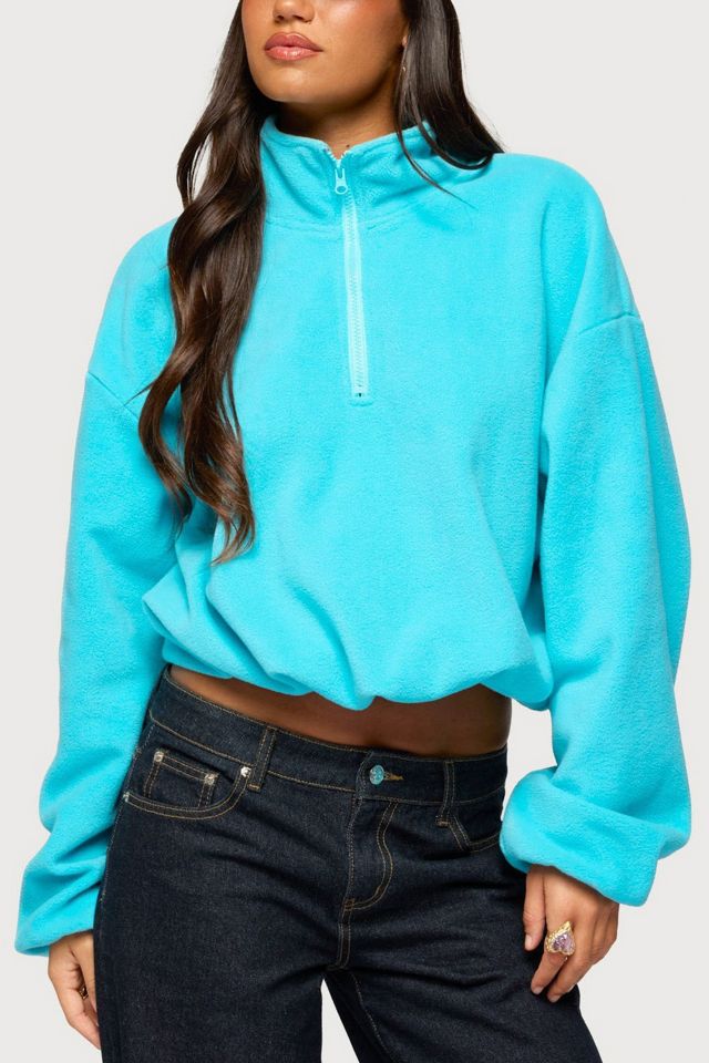 Edikted Lasha Oversized Fleece Sweatshirt #1