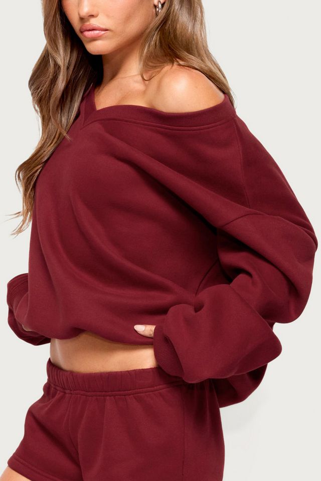 Edikted Bronte V Neck Sweatshirt #2