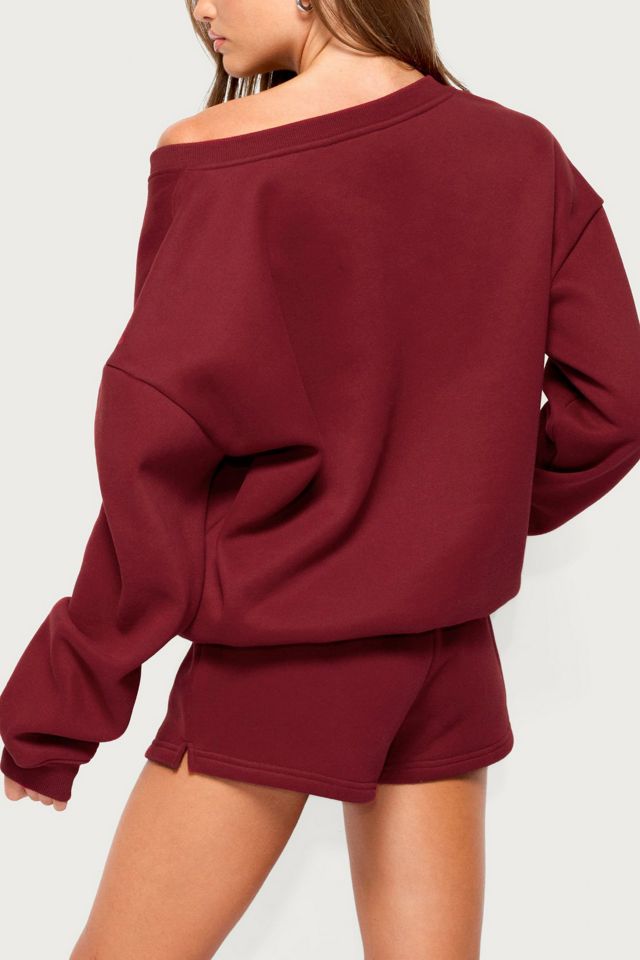 Edikted Bronte V Neck Sweatshirt #4