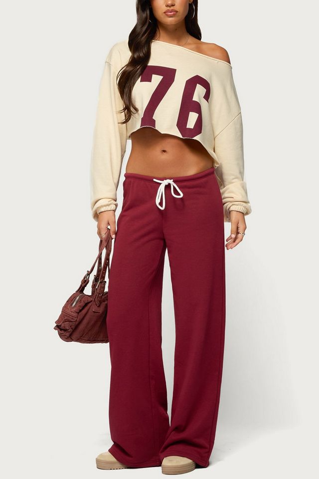 Edikted 76 Off Shoulder Sweatshirt #1