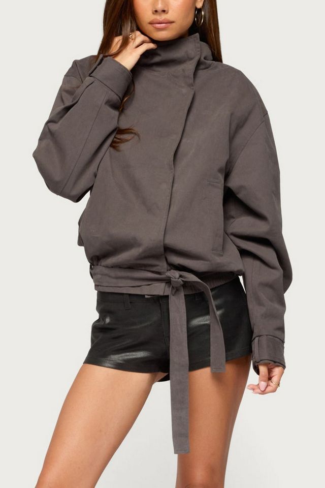 Edikted Aiza High Neck Jacket #3