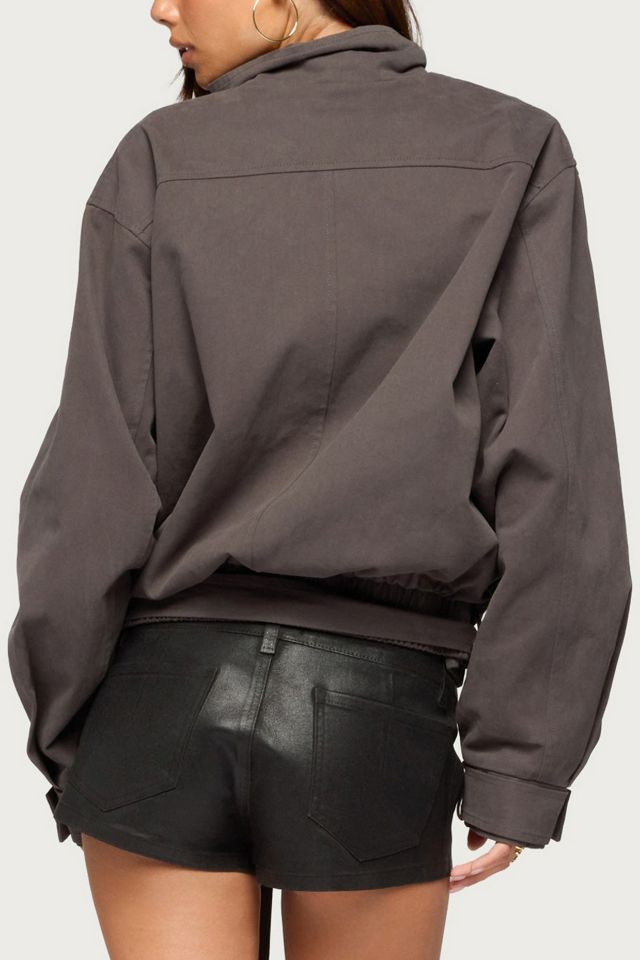 Edikted Aiza High Neck Jacket #4