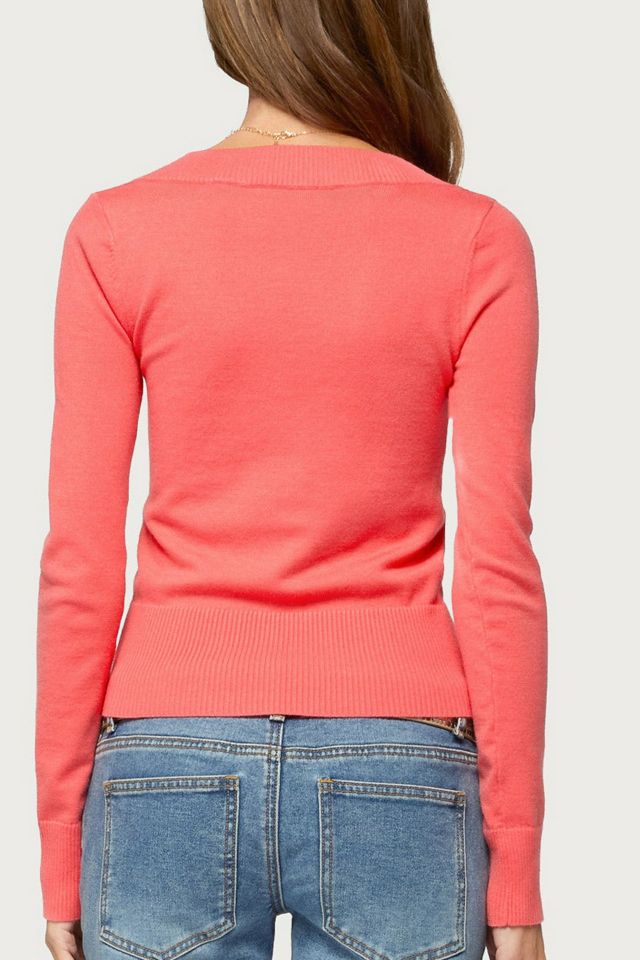 Edikted Feira V Neck Knit Sweater #4