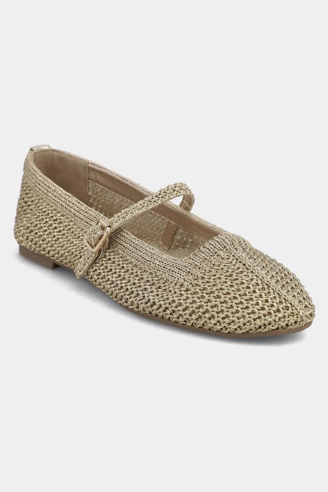 MIA Billa Woven Mary Jane Flat #1