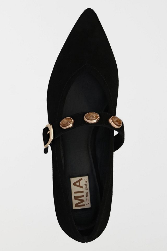 MIA Abrina Suede Embellished Mary Jane Flat #3