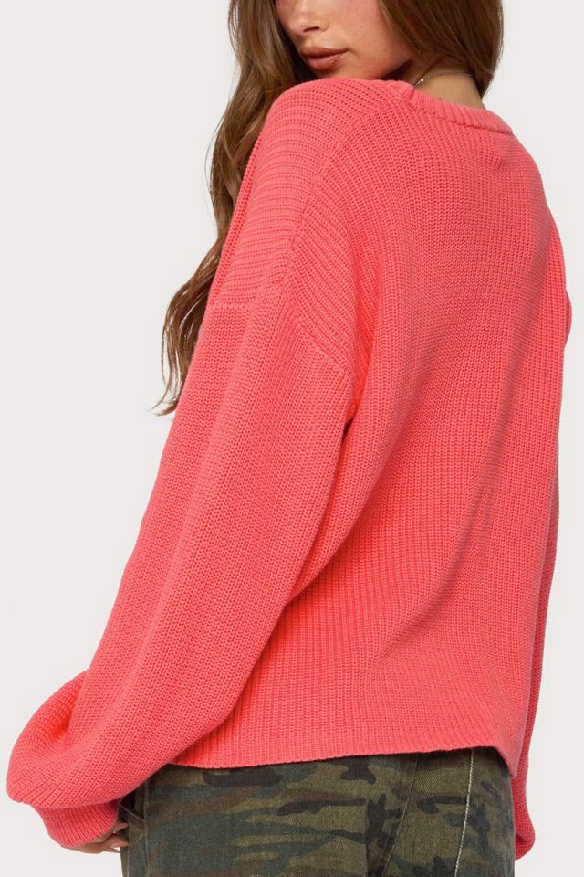 Edikted Marleen Oversized Knit Sweater #4
